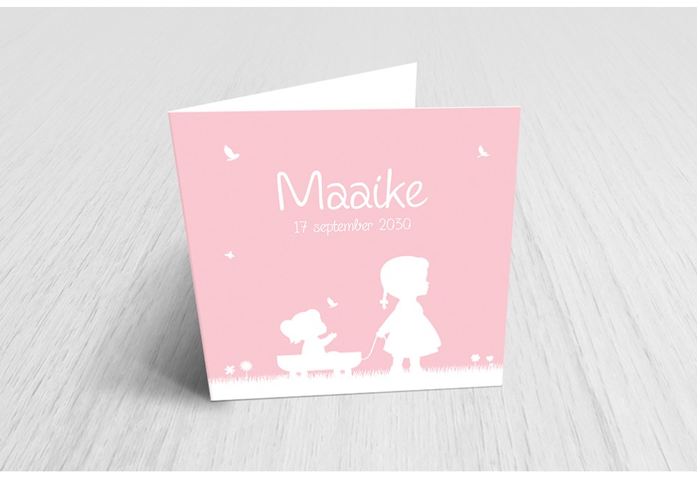 Meisje met zusje Meisje met zusje